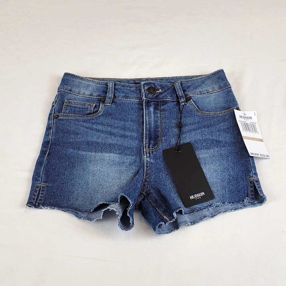 Hudson Kids Mid Rise Short Jeans Shorts